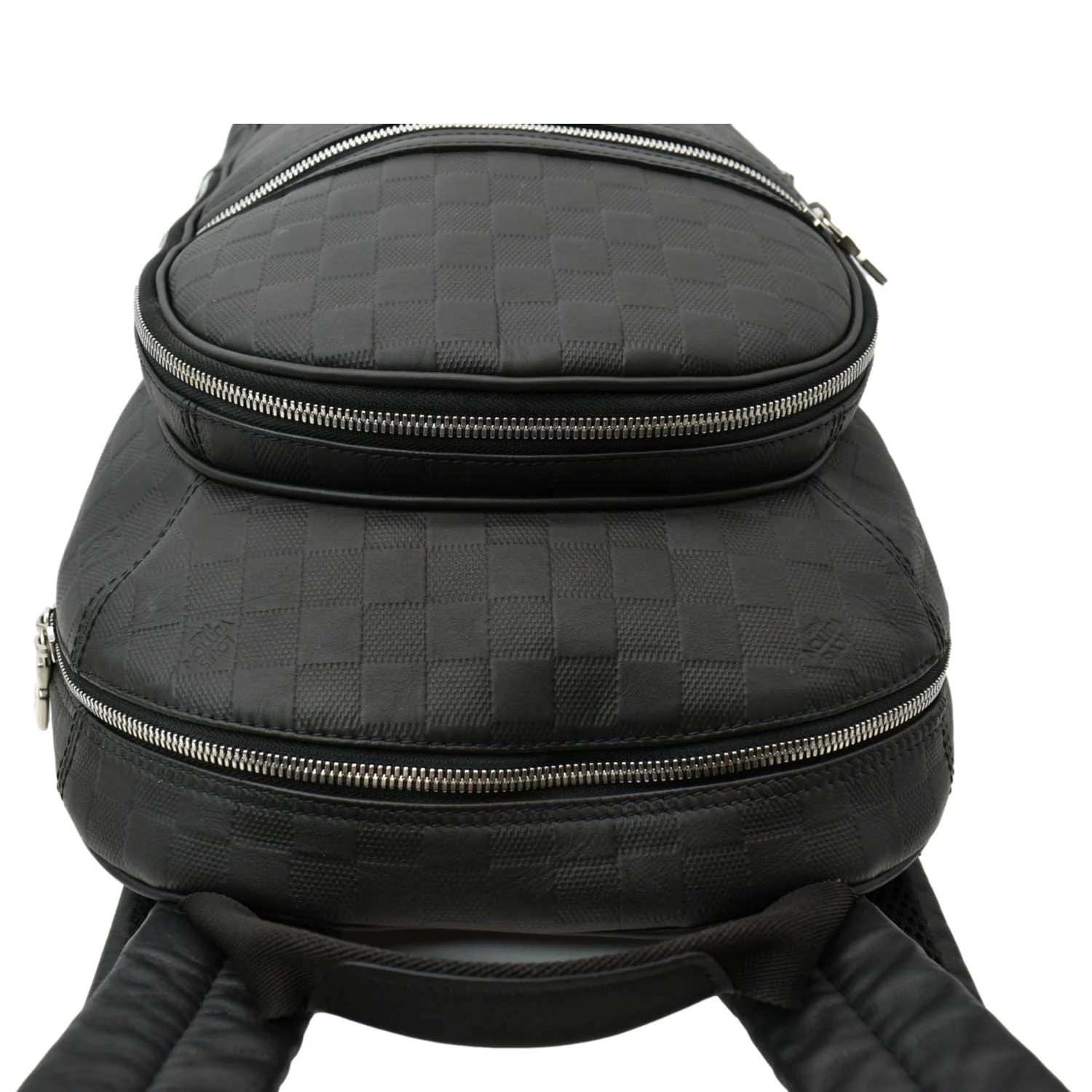 LOUIS VUITTON Michael Damier Infini Leather Backpack Bag Black - Image 4