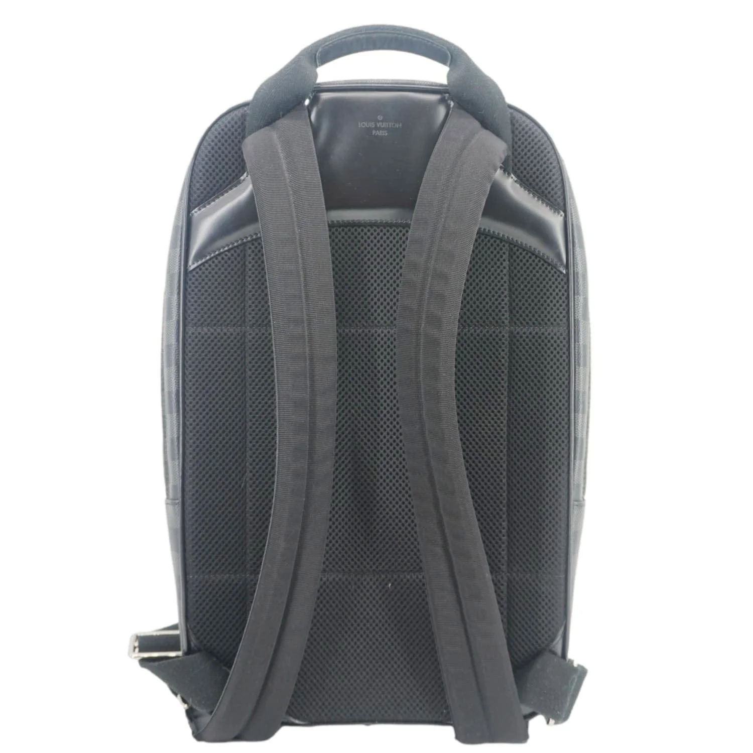 LOUIS VUITTON Michael Damier Graphite Canvas Backpack Bag Black - Image 4