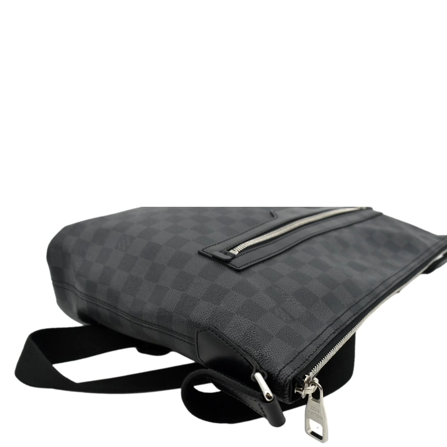 LOUIS VUITTON Mick Damier Graphite Messenger Crossbody Bag Black - Image 7