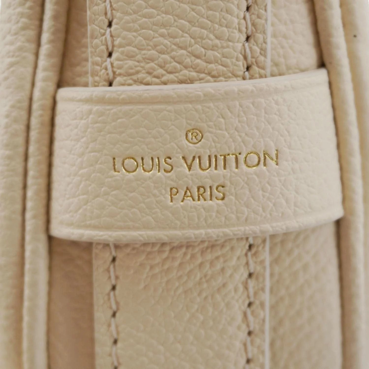 LOUIS VUITTON Moon Mini Monogram Empreinte Leather Hobo Bag Off White - Image 15