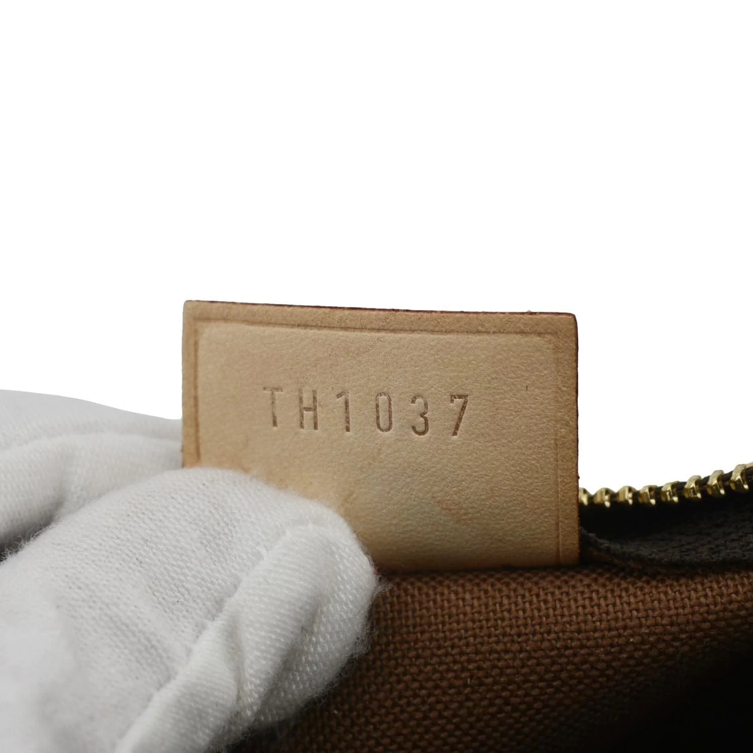 LOUIS VUITTON Mini Speedy HL Monogram Canvas Satchel Bag Brown - Image 13