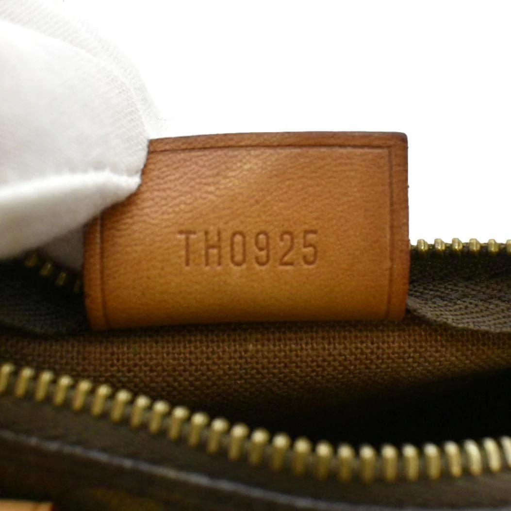 LOUIS VUITTON Mini Speedy HL Monogram Canvas with Leather Trim Satchel Bag Brown - Image 13