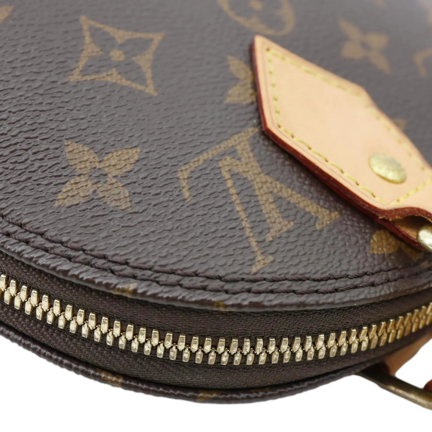 LOUIS VUITTON Alma BB Monogram Canvas Crossbody Bag Brown - Image 7