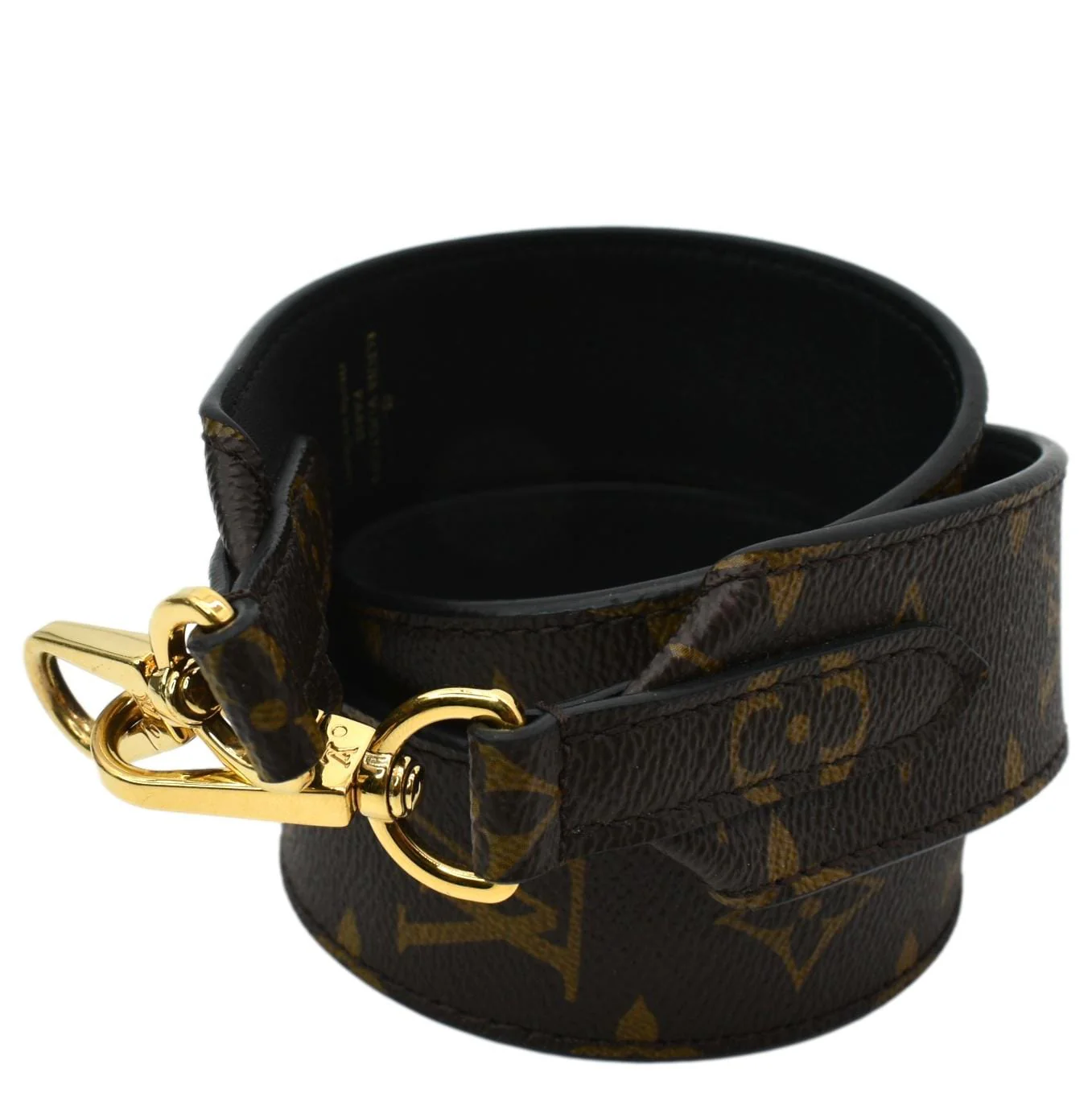 LOUIS VUITTON Monogram Canvas Bandouliere Strap Noir - Image 2
