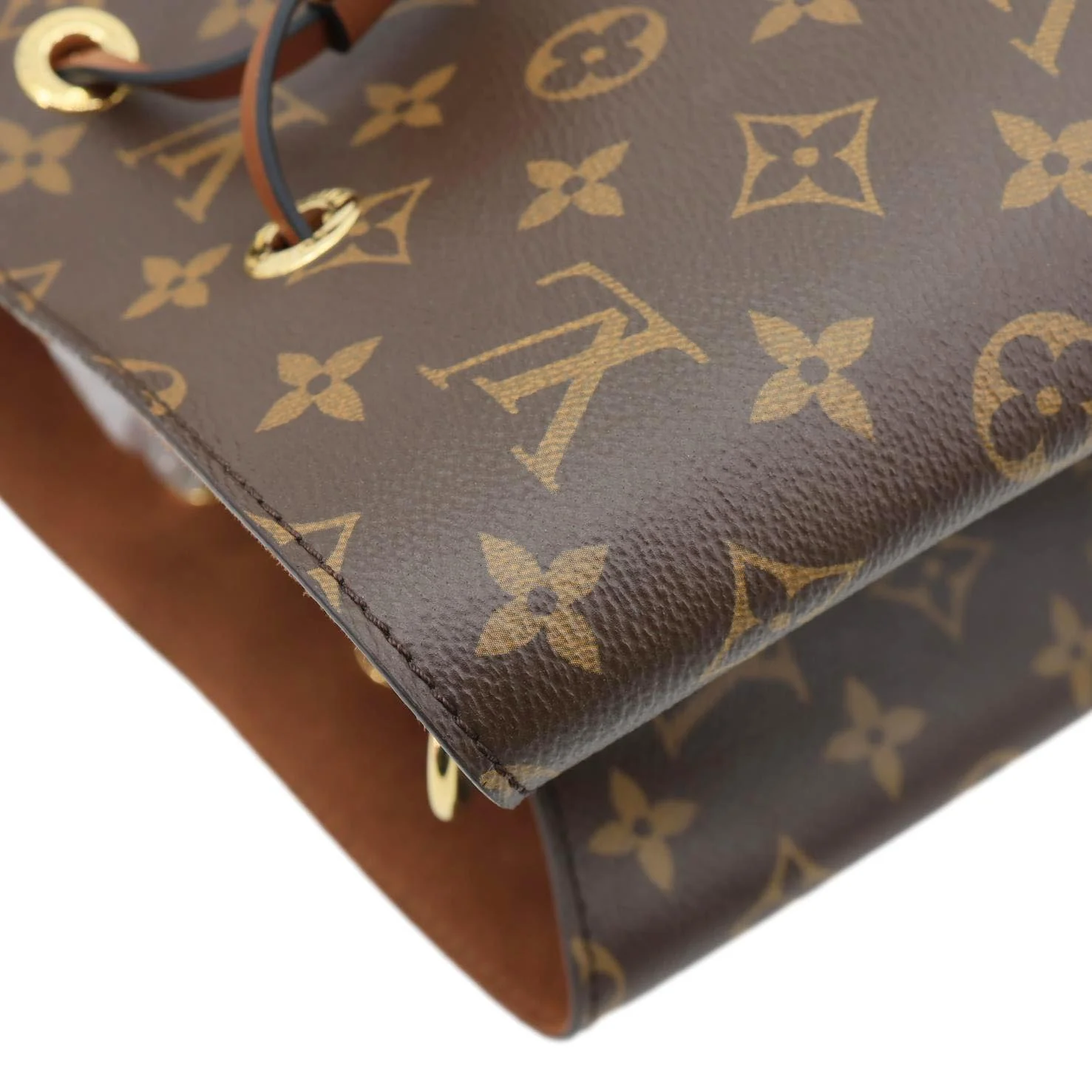 LOUIS VUITTON Neonoe MM Monogram Canvas Shoulder Bag Brown - Image 7