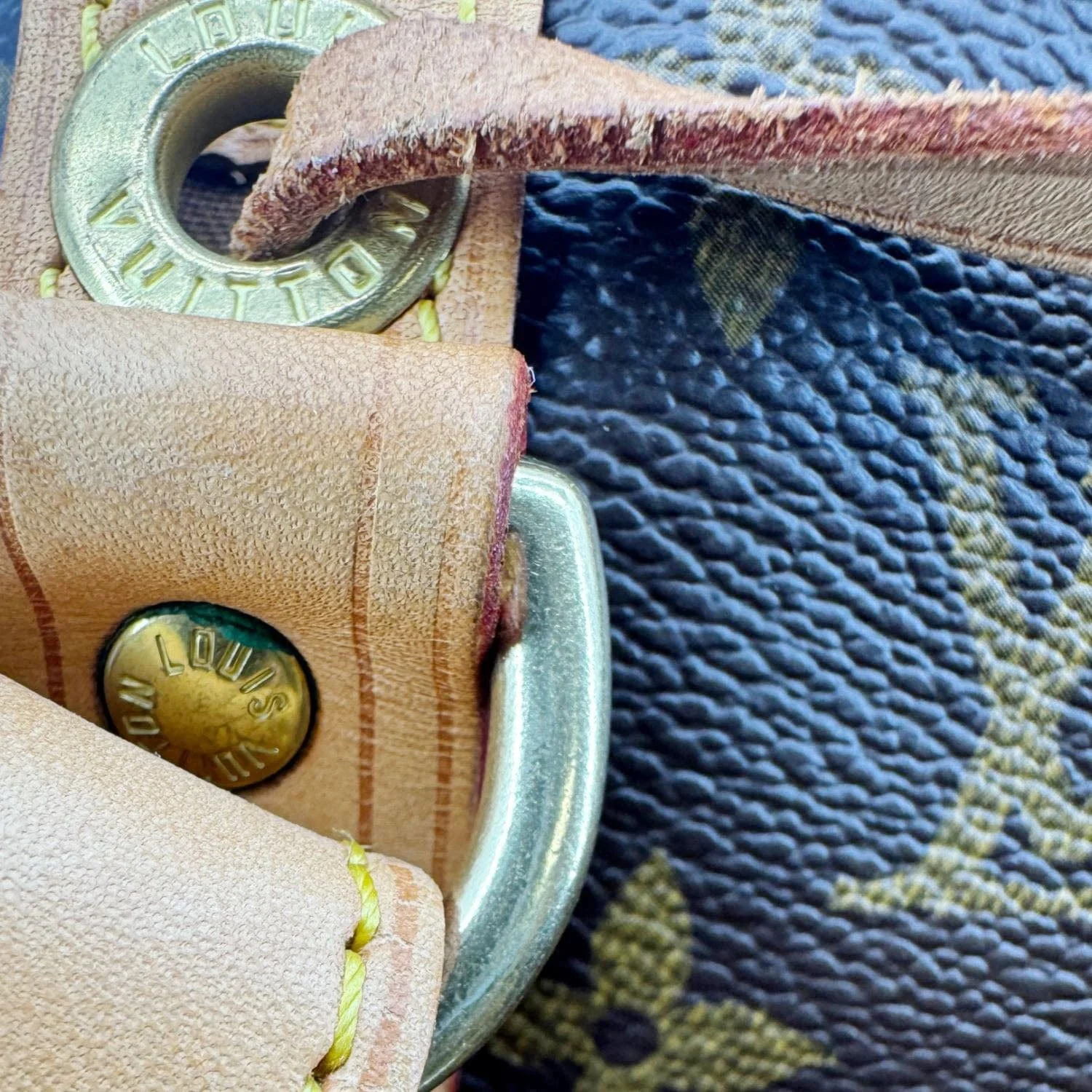 LOUIS VUITTON Petit Noe Monogram Canvas Shoulder Bag Brown - Image 14