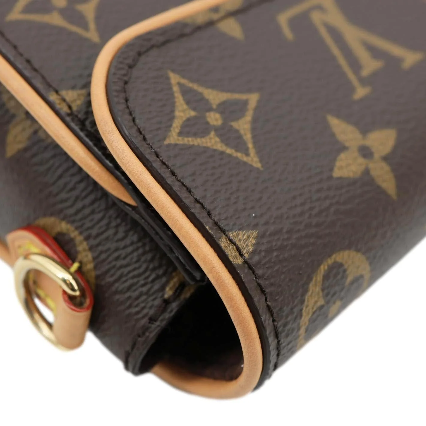 LOUIS VUITTON Camille Pochette Monogram Canvas Shoulder Bag Brown - Image 6