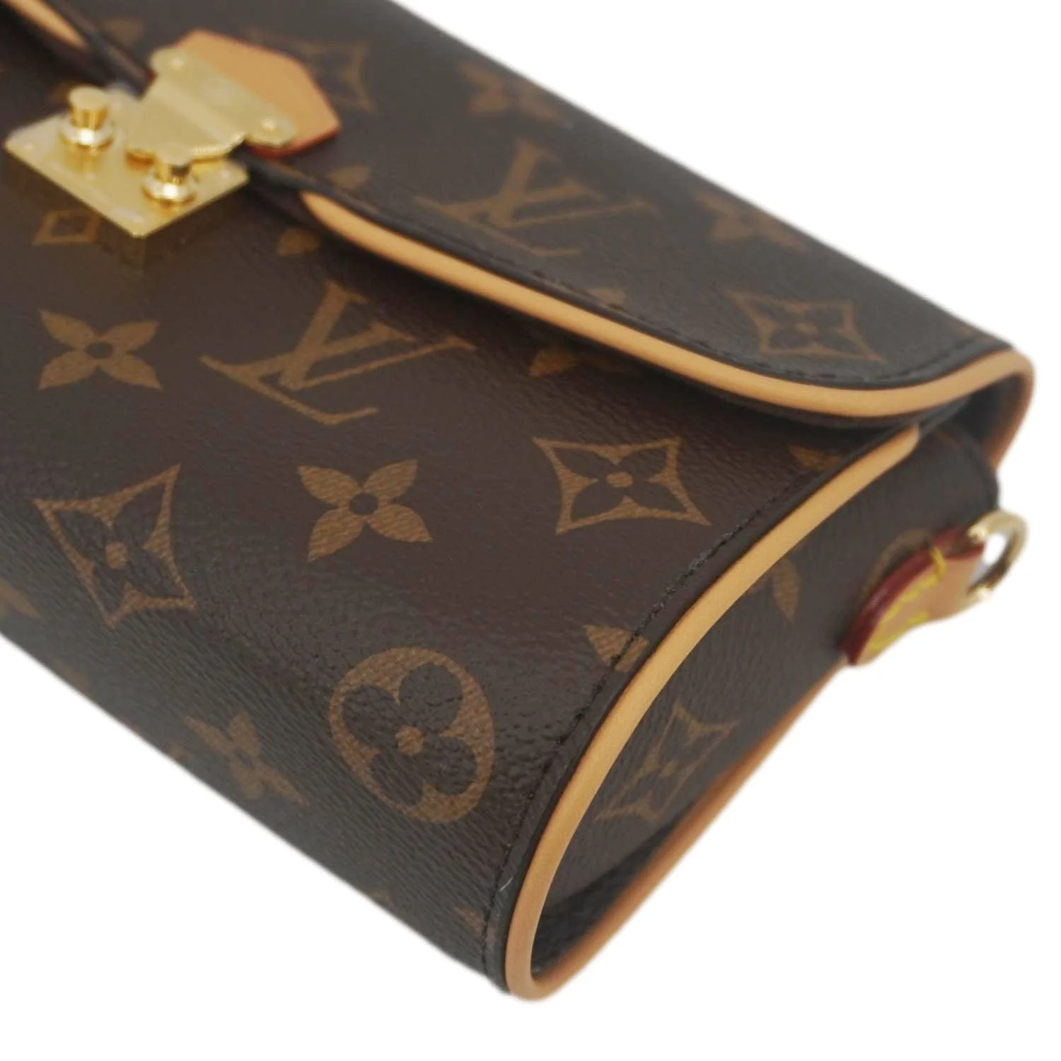 LOUIS VUITTON Camille Pochette Monogram Canvas Shoulder Bag Brown - Image 12