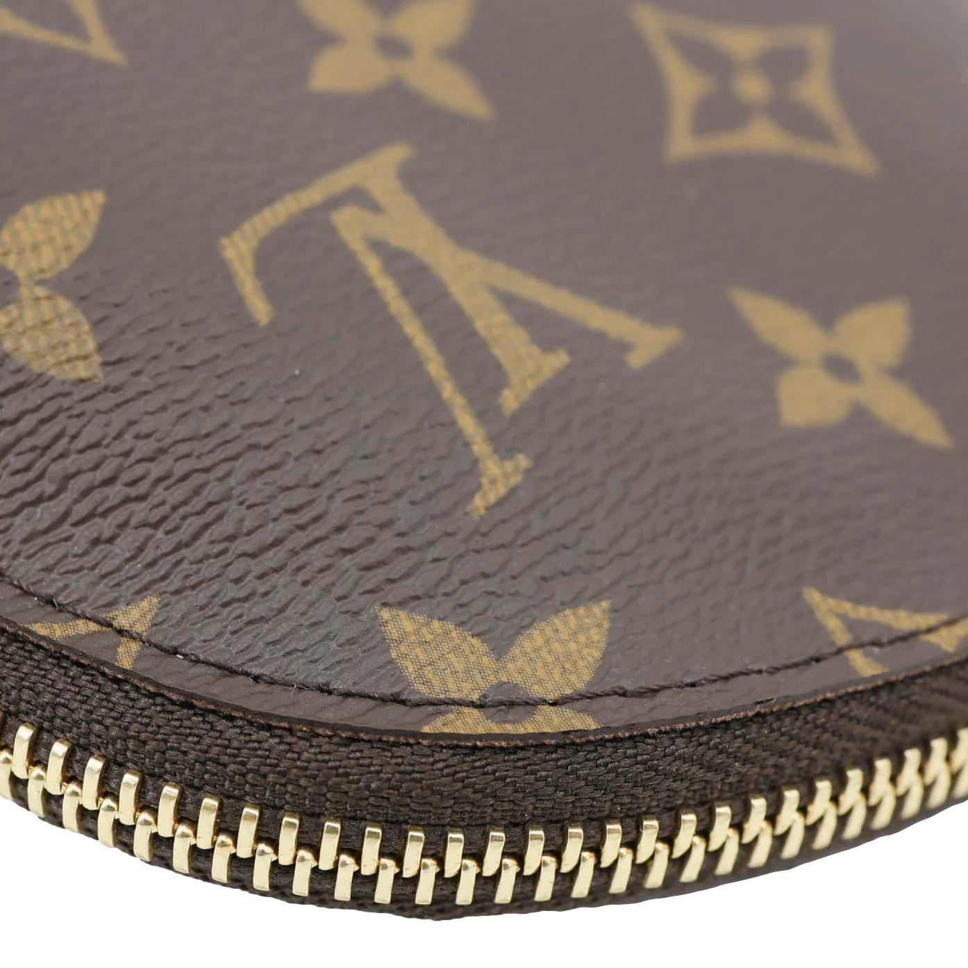 LOUIS VUITTON Monogram Canvas Cosmetic Pouch Brown - Image 6