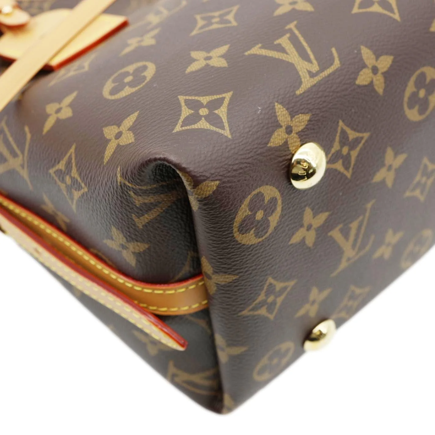 LOUIS VUITTON Carryall PM Monogram Canvas Shoulder Bag Brown - Image 10