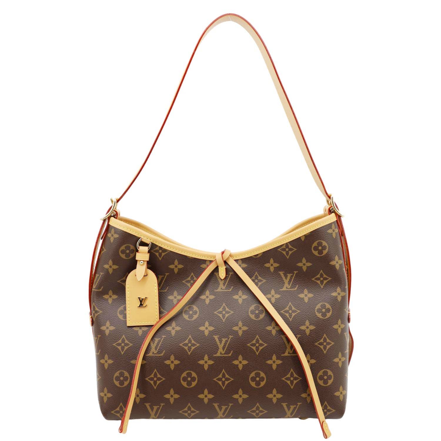 LOUIS VUITTON Carryall PM Monogram Canvas Shoulder Bag Brown - Image 5