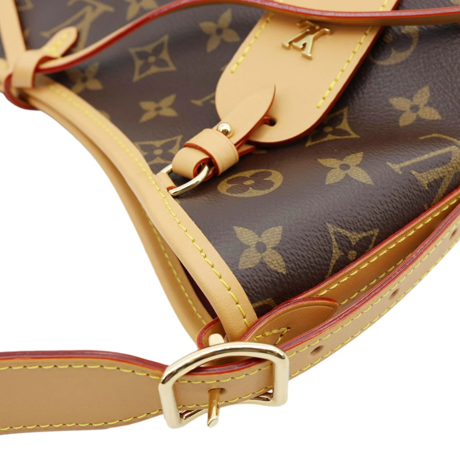 LOUIS VUITTON Carryall PM Monogram Canvas Shoulder Bag Brown - Image 8