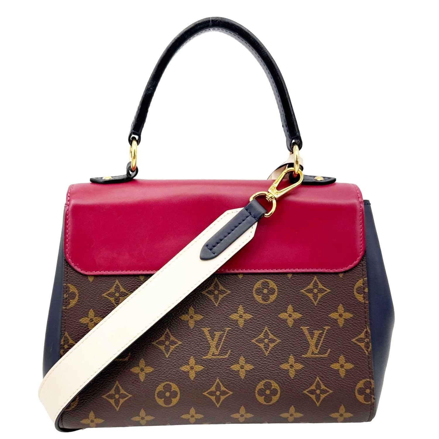 LOUIS VUITTON Cluny BB Monogram Canvas Shoulder Bag Maroon - Image 3