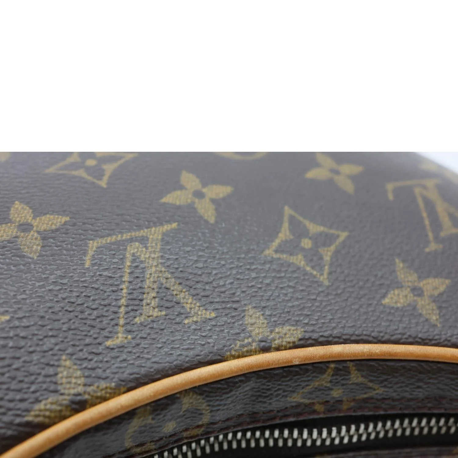 LOUIS VUITTON Croissant PM Monogram Canvas Shoulder Bag Brown - Image 11