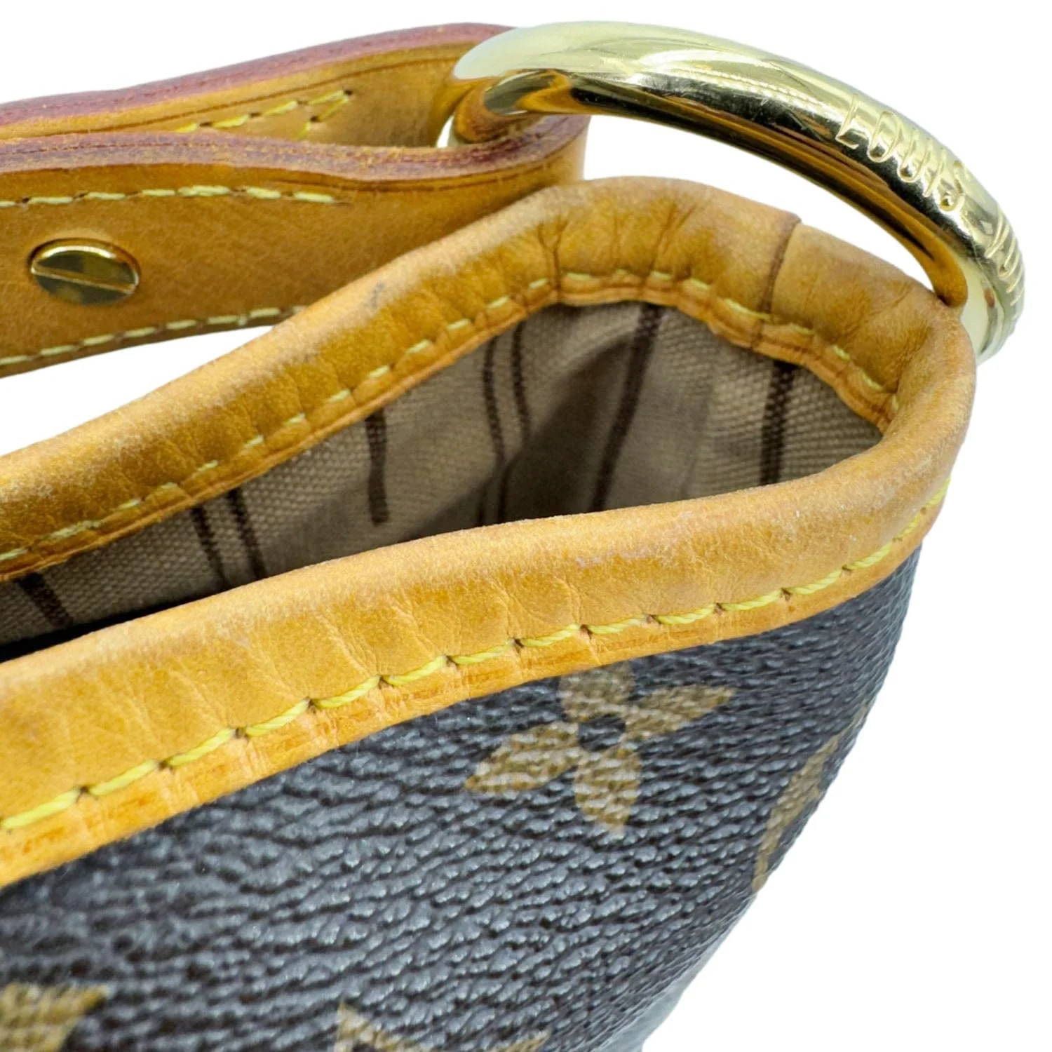 LOUIS VUITTON Delightful MM Monogram Canvas Hobo Bag Brown - Image 13
