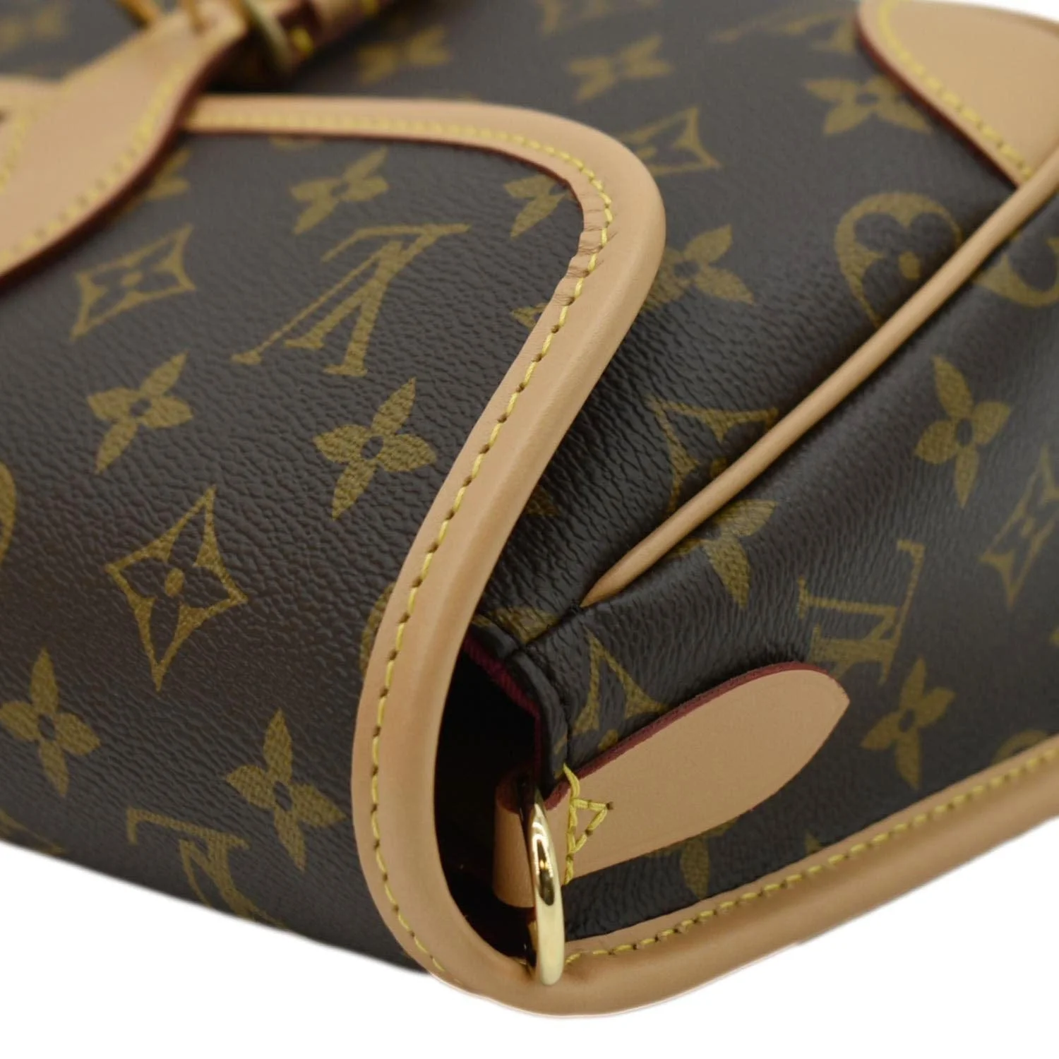 LOUIS VUITTON Diane Monogram Canvas Shoulder Bag Brown - Image 7