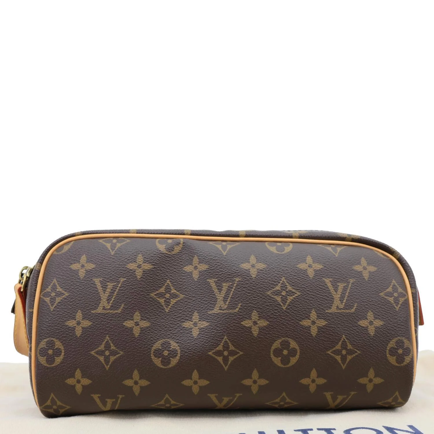 LOUIS VUITTON Dopp Kit Monogram Canvas Toiletry Pouch Brown - Image 3