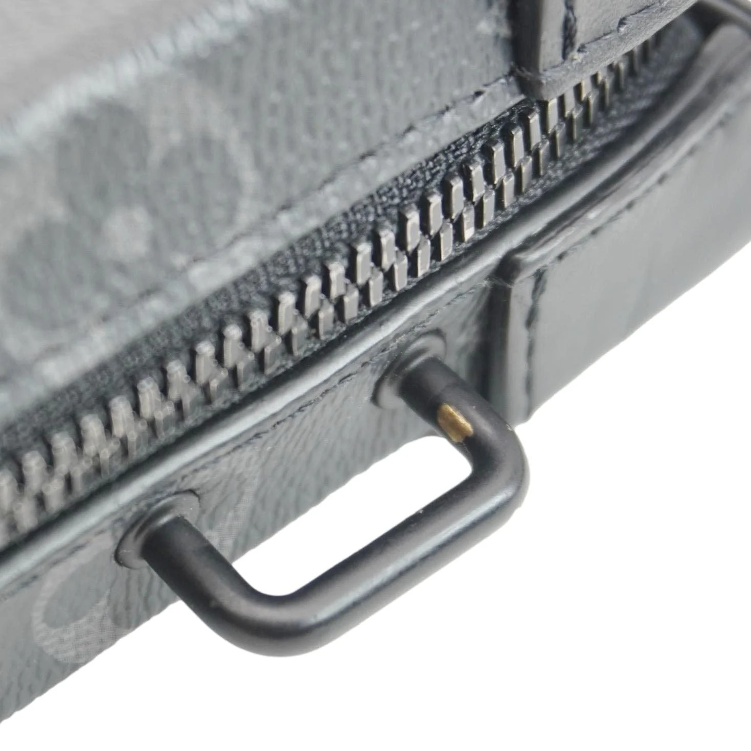 LOUIS VUITTON Soft Trunk Monogram Eclipse Wallet Shoulder Bag Black - Image 15