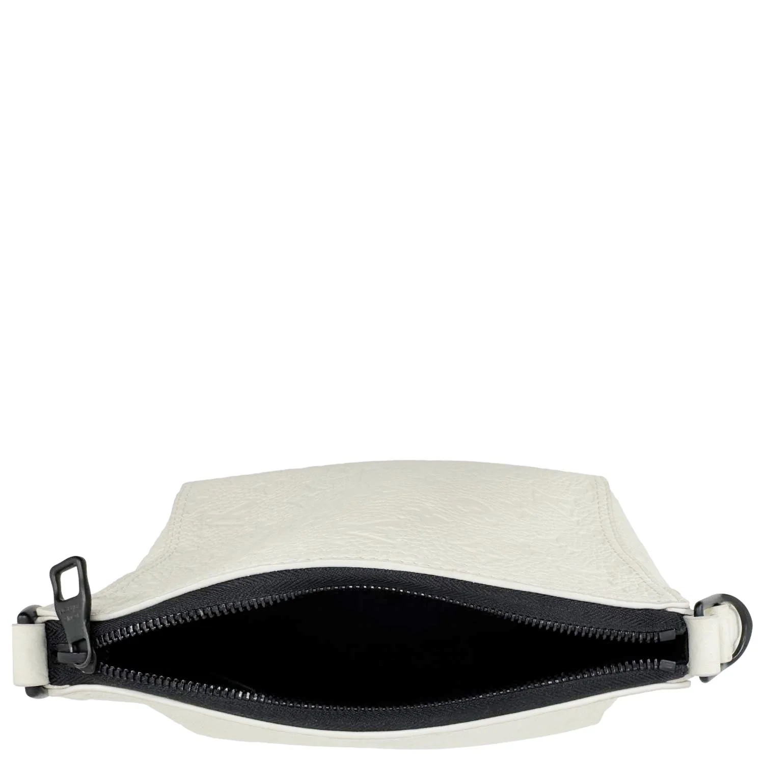 LOUIS VUITTON Triangle Monogram Empreinte Leather Shoulder Bag Off White - Image 11