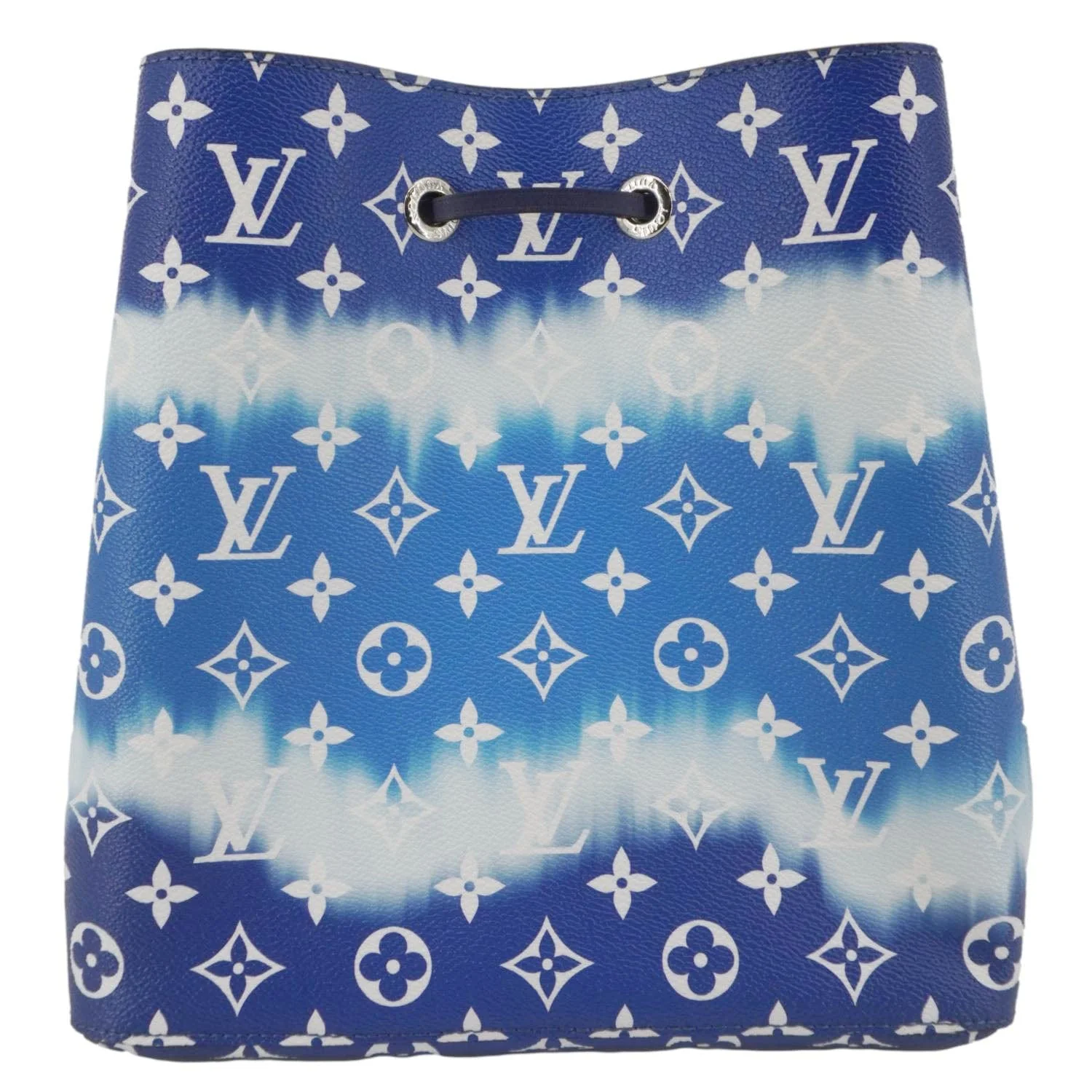LOUIS VUITTON Escale Neonoe MM Monogram Giant Shoulder Bag Blue - Image 6