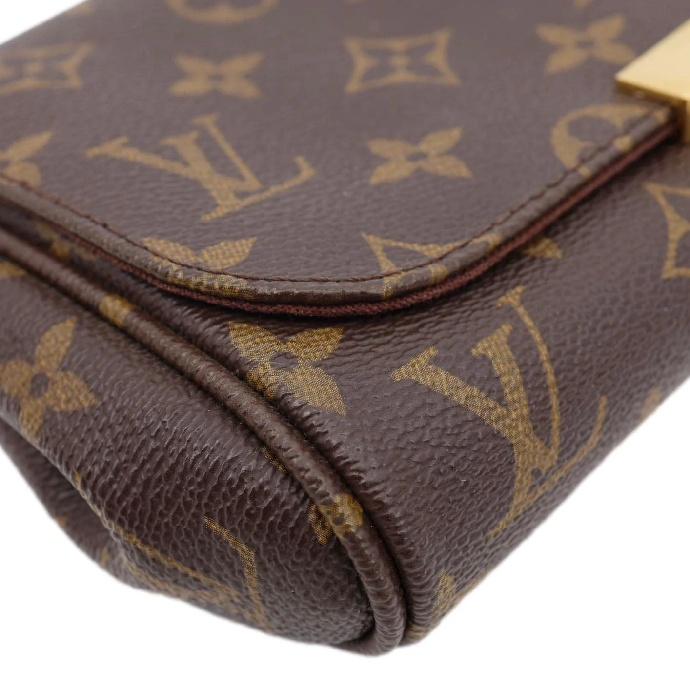 LOUIS VUITTON Favorite PM Monogram Canvas Shoulder Bag Brown - Image 9