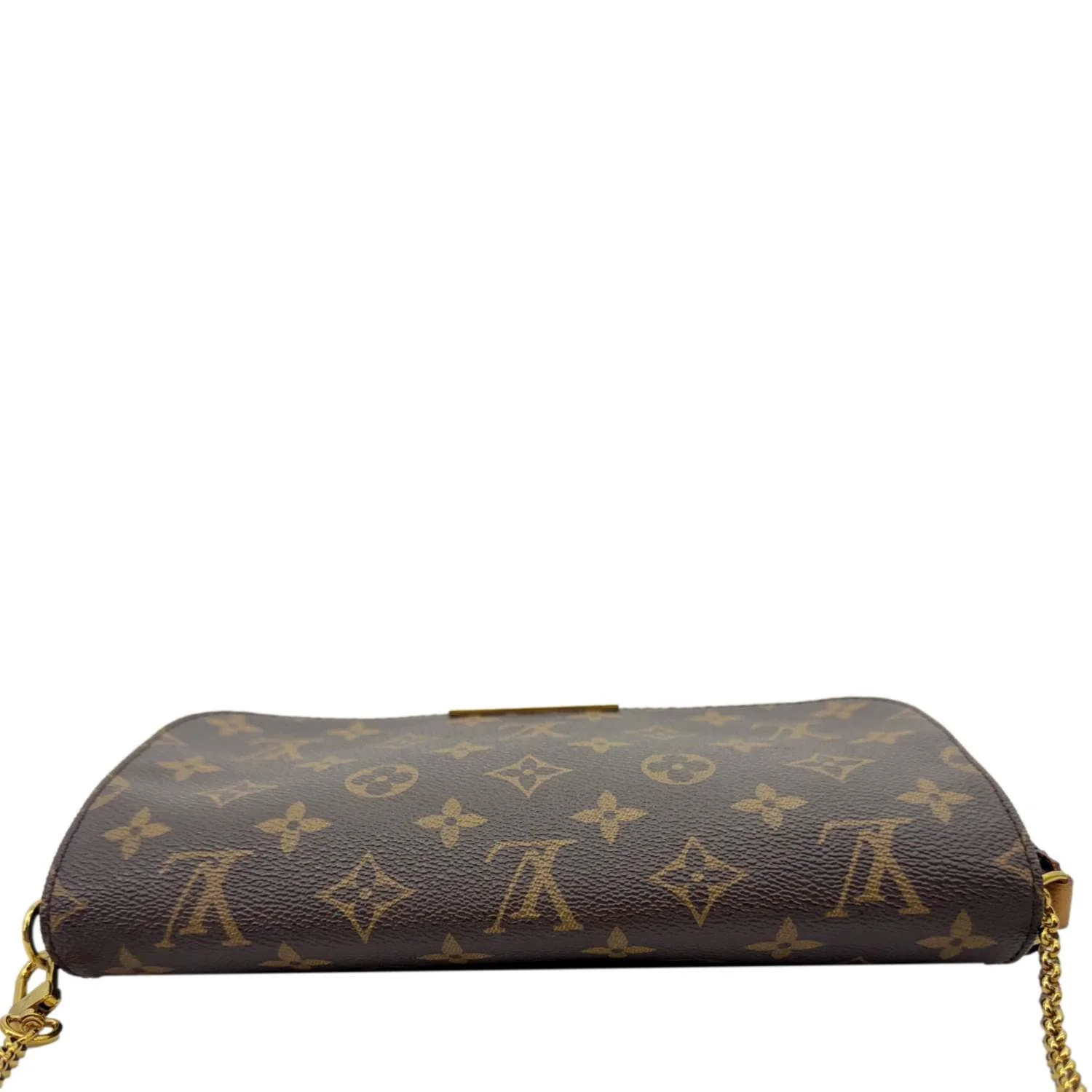 LOUIS VUITTON Favorite MM Monogram Canvas Shoulder Bag Brown - Image 5