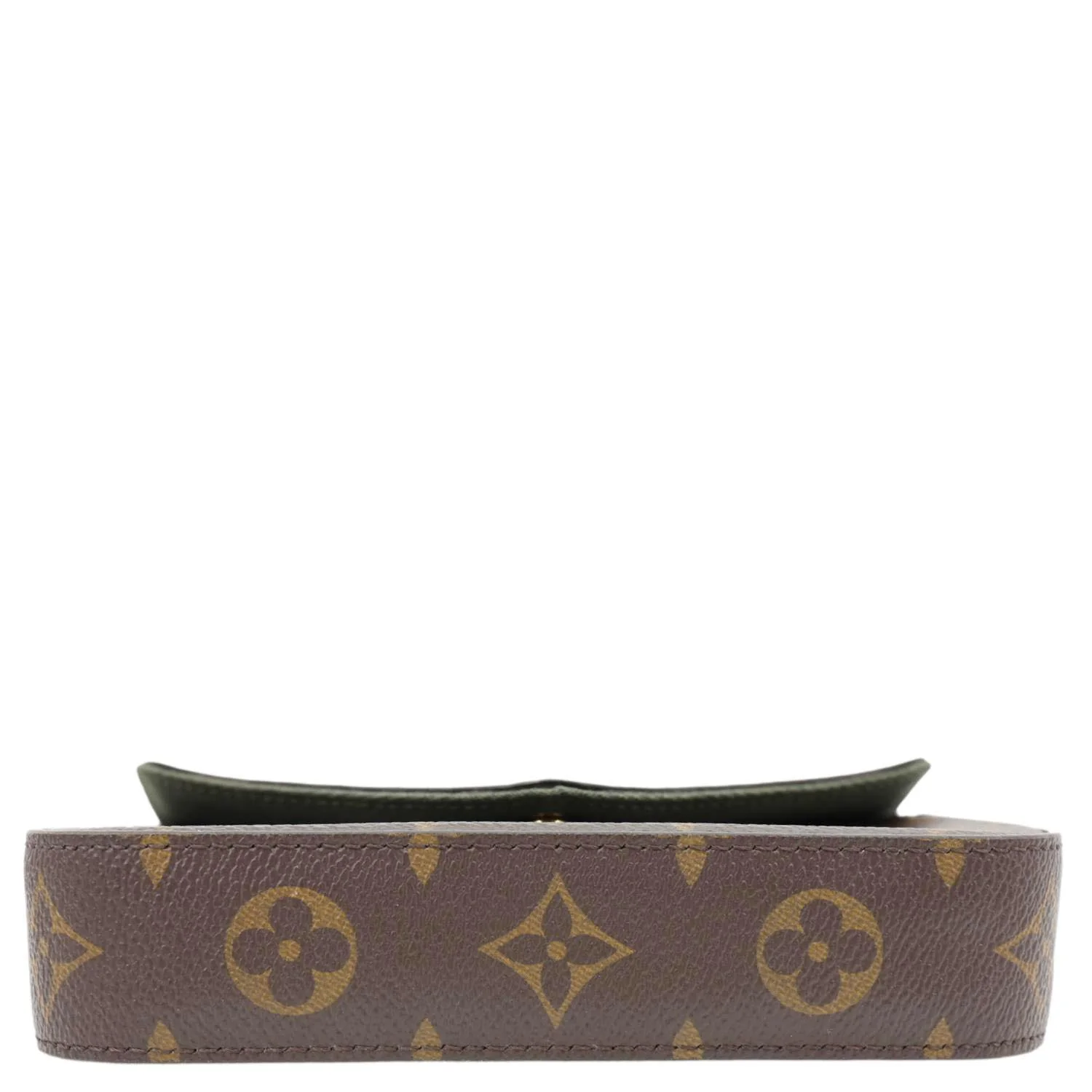 LOUIS VUITTON Felicie Strap & Go Monogram Canvas Shoulder Bag Kaki - Image 10