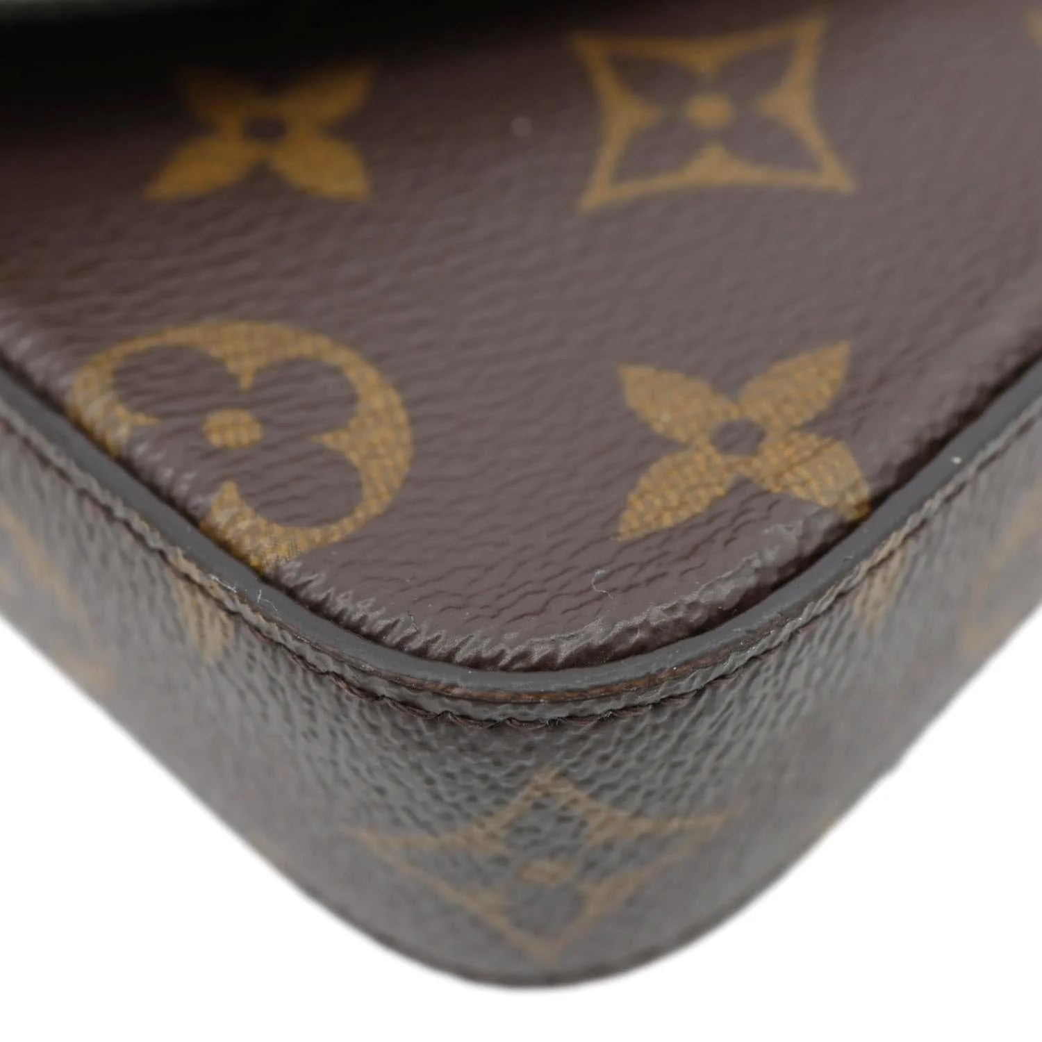 LOUIS VUITTON Felicie Strap & Go Monogram Canvas Shoulder Bag Kaki - Image 8