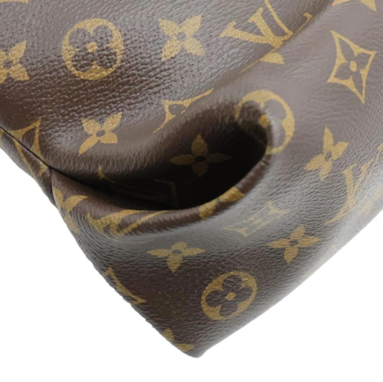 LOUIS VUITTON Flower Zipped PM Monogram Canvas Tote Shoulder Bag Black - Image 7