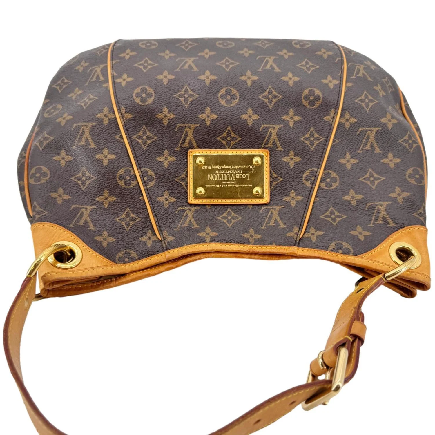 LOUIS VUITTON Galliera PM Monogram Canvas Shoulder Bag Brown - Image 5