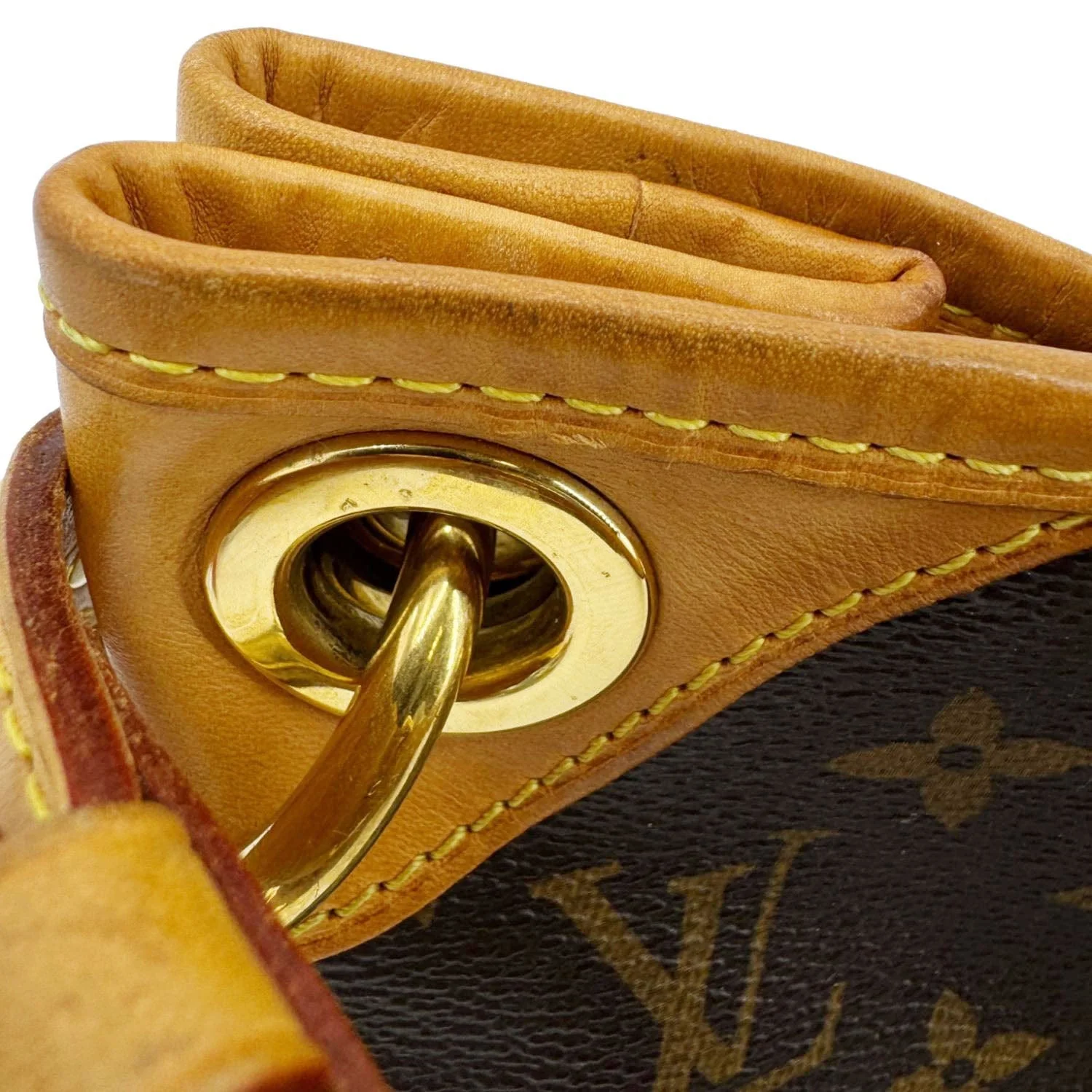 LOUIS VUITTON Galliera PM Monogram Canvas Shoulder Bag Brown - Image 7