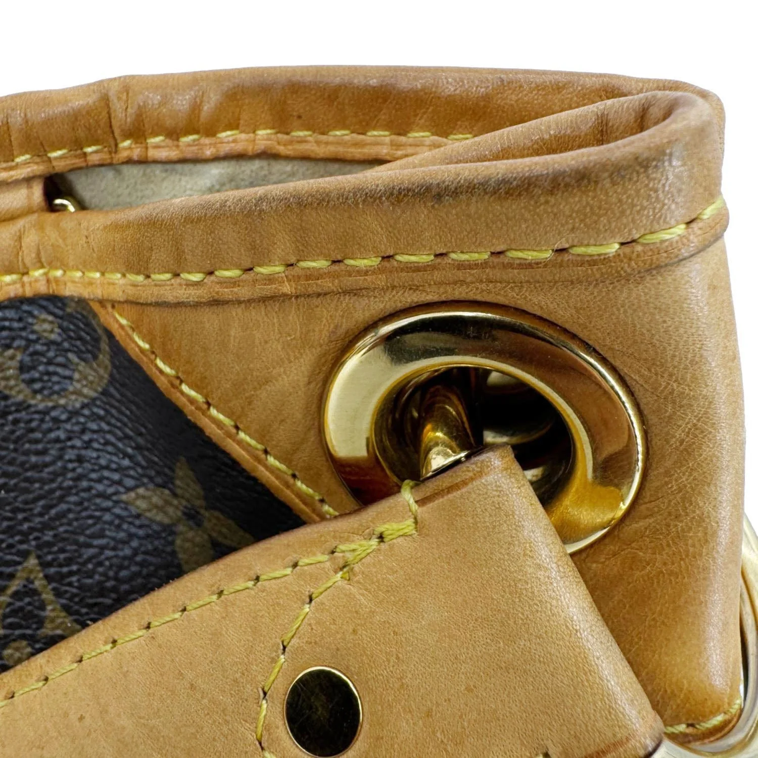 LOUIS VUITTON Galliera PM Monogram Canvas Shoulder Bag Brown - Image 8