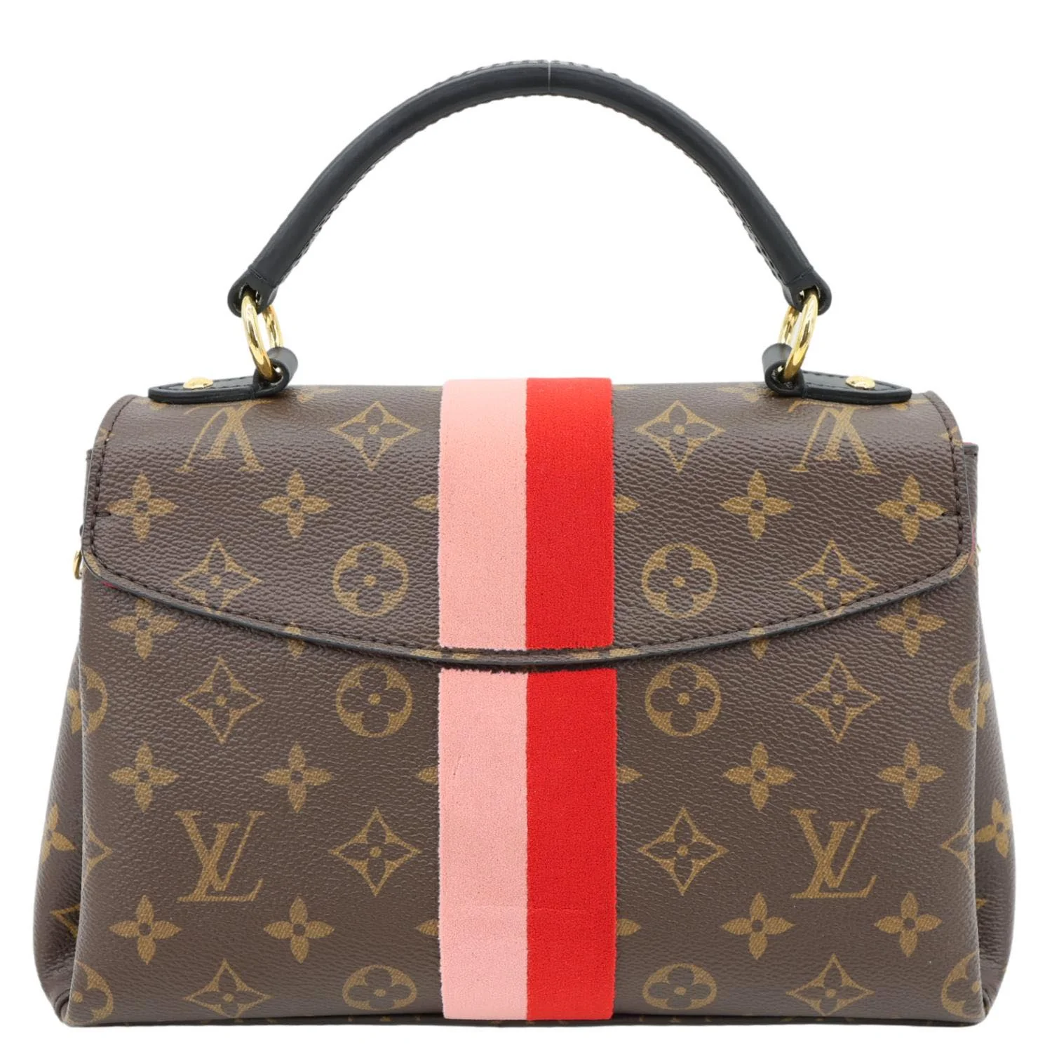 LOUIS VUITTON Georges BB Monogram Canvas Shoulder Bag Brown - Image 4