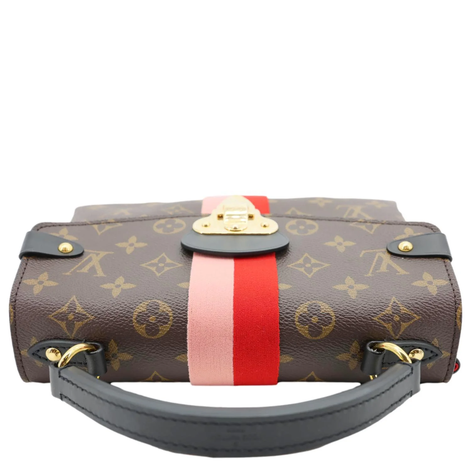 LOUIS VUITTON Georges BB Monogram Canvas Shoulder Bag Brown - Image 5
