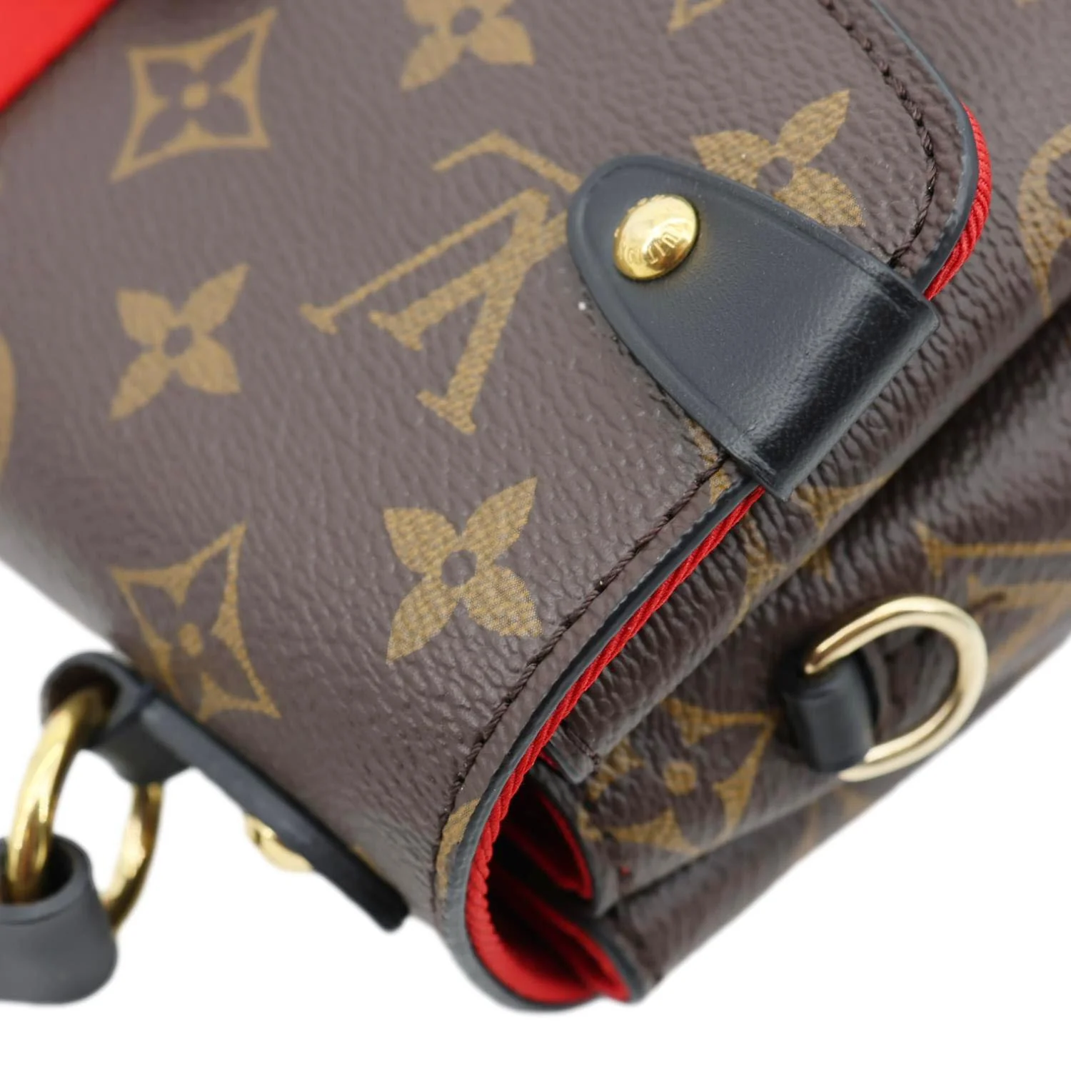 LOUIS VUITTON Georges BB Monogram Canvas Shoulder Bag Brown - Image 7