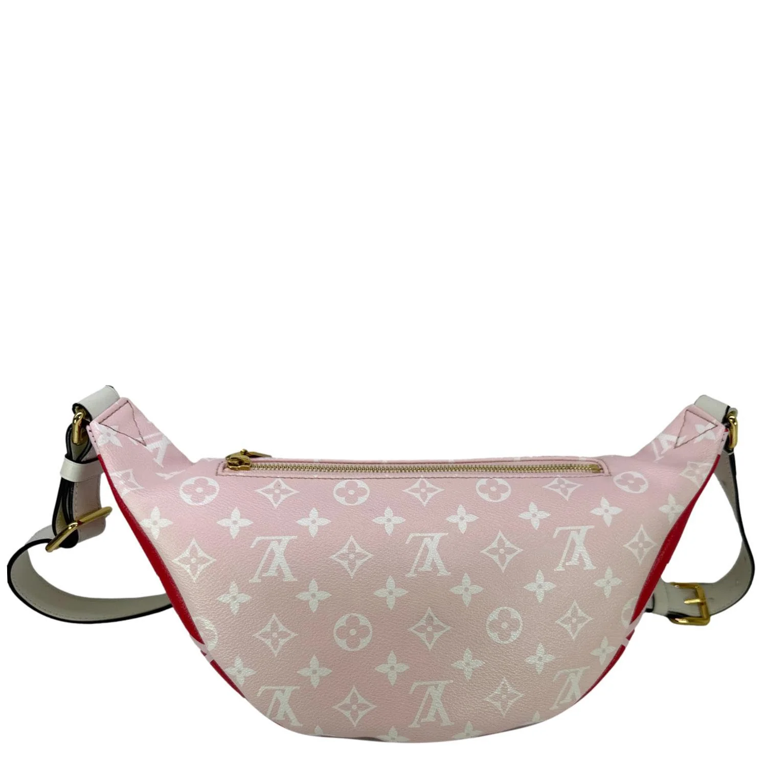 LOUIS VUITTON Giant Monogram Canvas Bumbag Rouge - Image 2