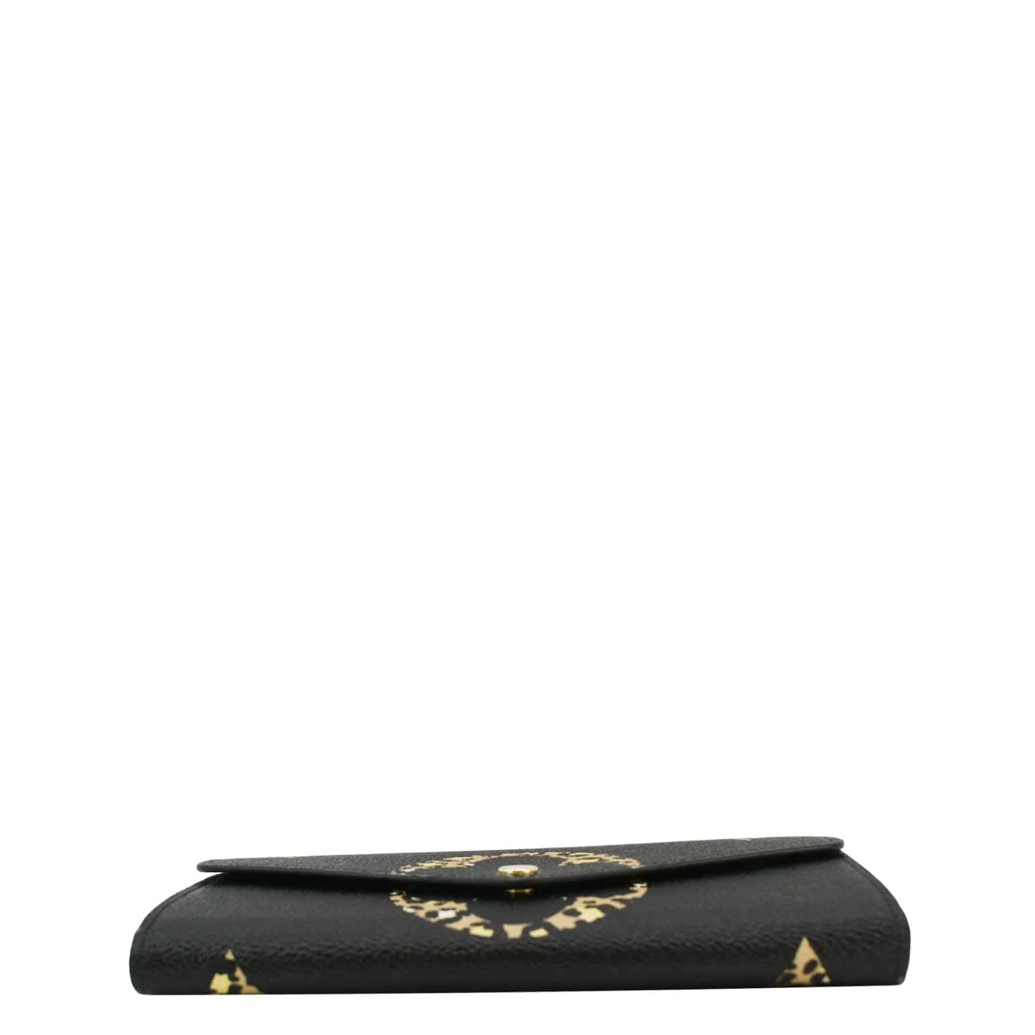 LOUIS VUITTON Giant Jungle Sarah Leather Wallet Black - Image 10