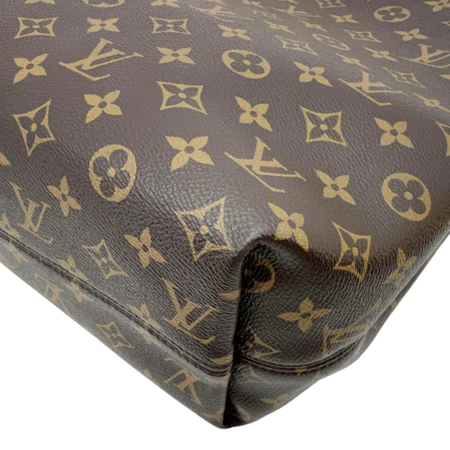 LOUIS VUITTON Graceful MM Monogram Canvas Shoulder Bag Brown - Image 7