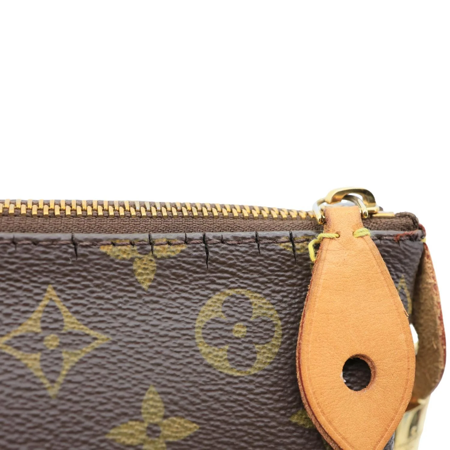 LOUIS VUITTON Iena MM Monogram Canvas Shoulder Bag Brown - Image 12