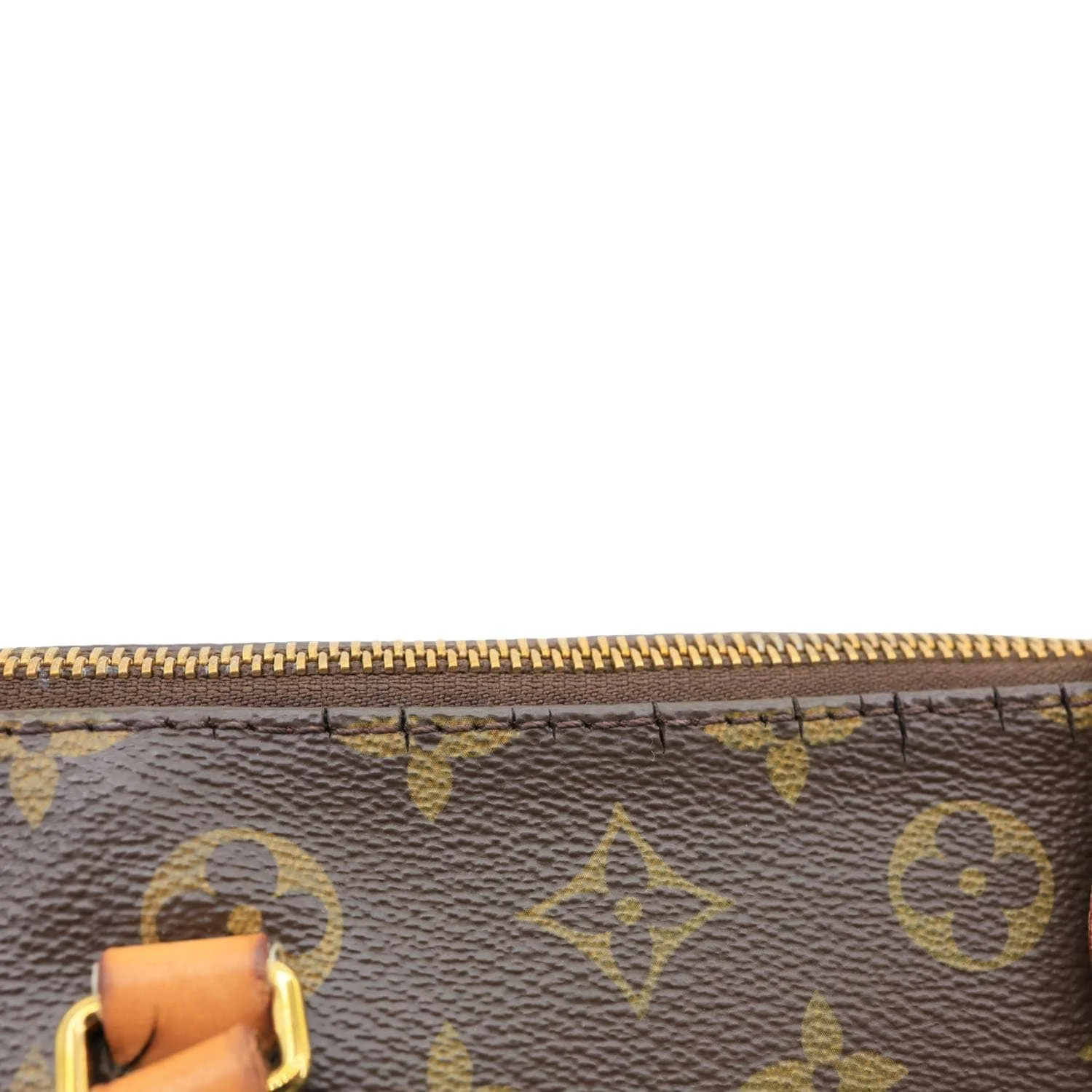 LOUIS VUITTON Iena MM Monogram Canvas Shoulder Bag Brown - Image 13