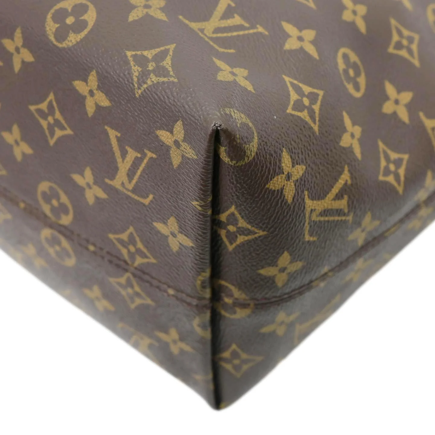 LOUIS VUITTON Iena MM Monogram Canvas Shoulder Bag Brown - Image 8