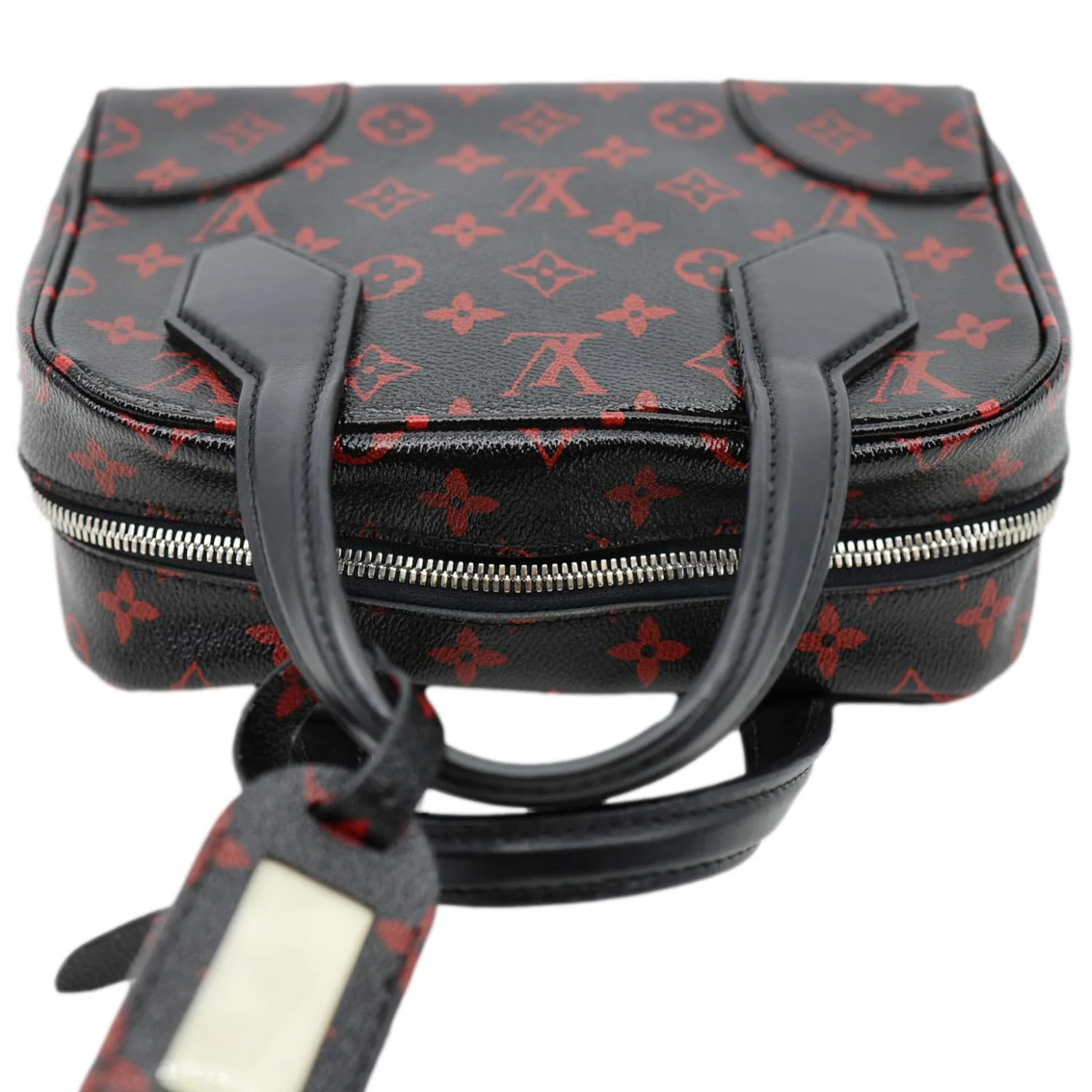 LOUIS VUITTON Dora BB Monogram Infrarouge Shoulder Bag Black - Image 4