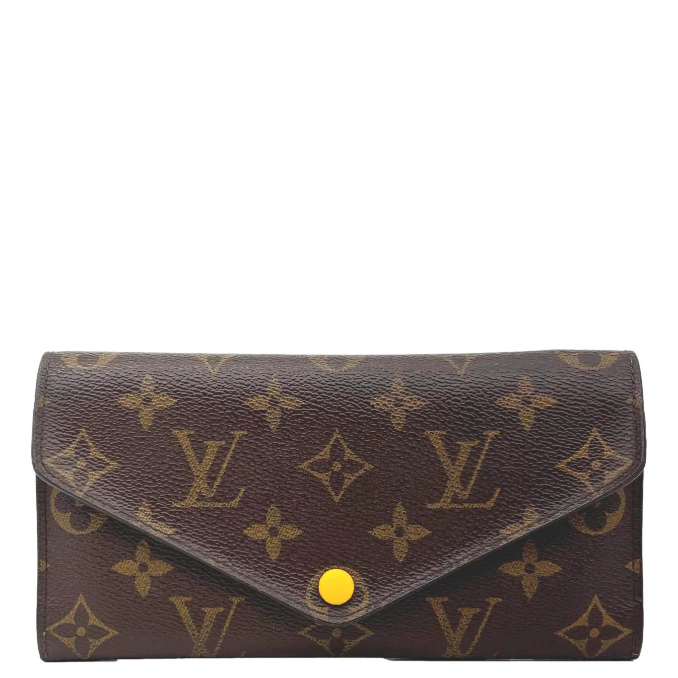 LOUIS VUITTON Josephine Monogram Canvas Wallet Brown
