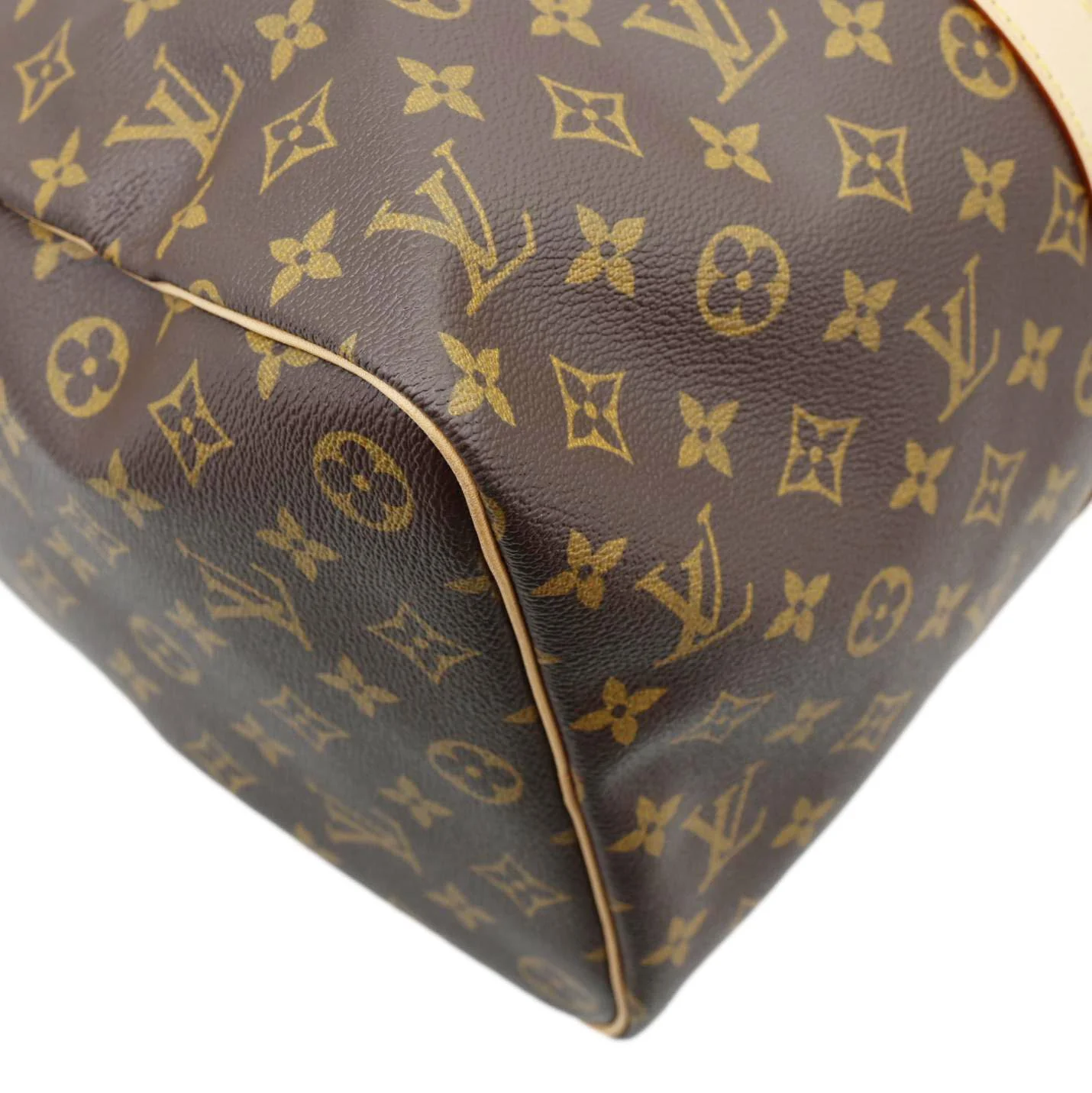 LOUIS VUITTON Keepall 45 Monogram Canvas Travel Bag Brown - Image 9