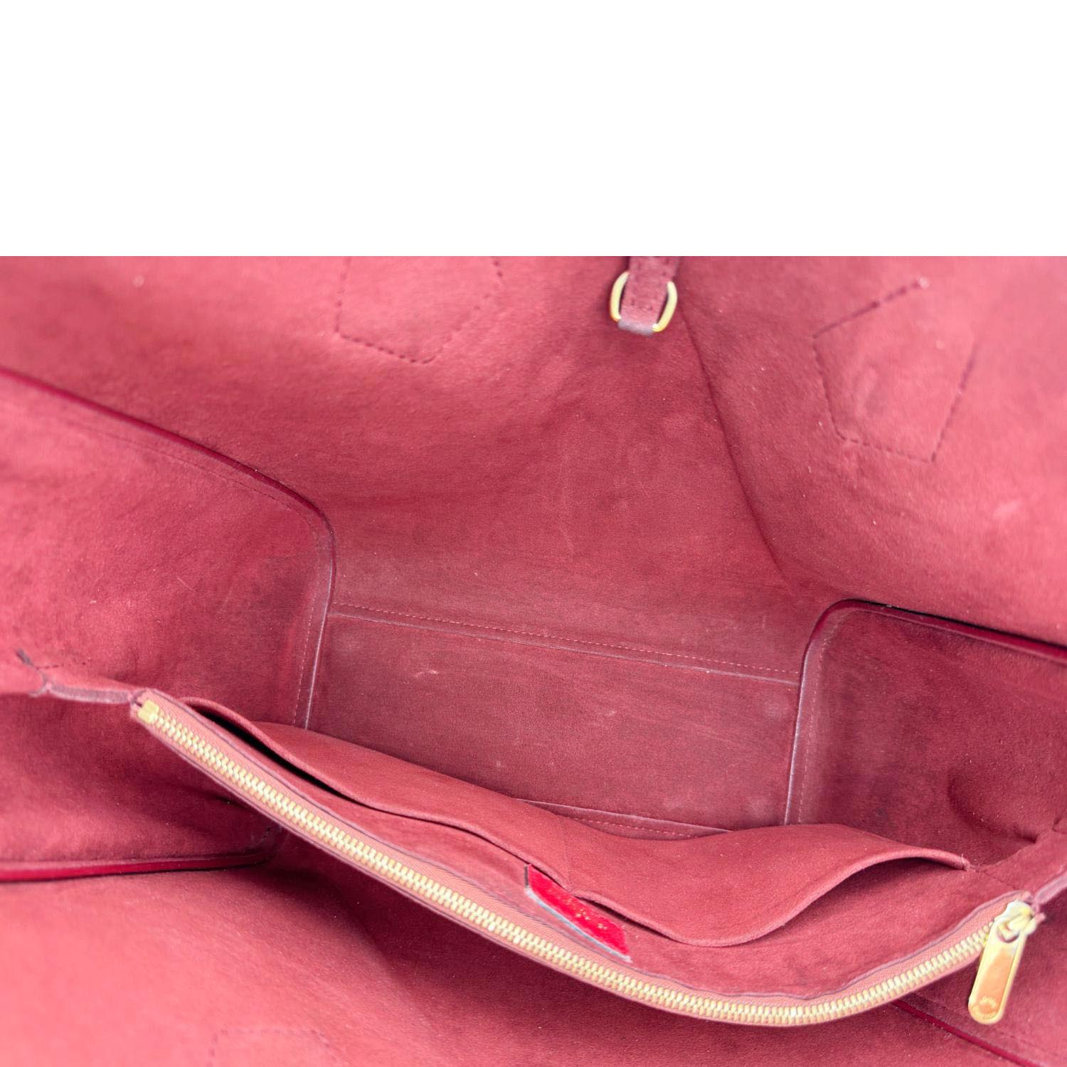 LOUIS VUITTON Kimono MM Monogram Canvas Tote Bag Red - Image 11