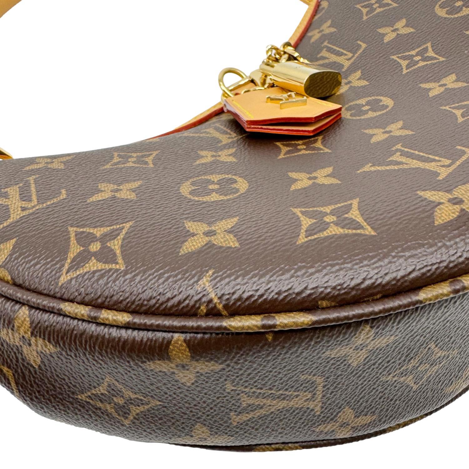 LOUIS VUITTON Looping Monogram Canvas Shoulder Bag Brown - Image 10
