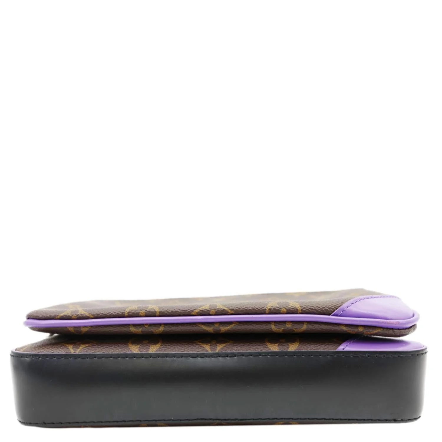 LOUIS VUITTON Trio Monogram Macassar Canvas Messenger Bag Purple - Image 12