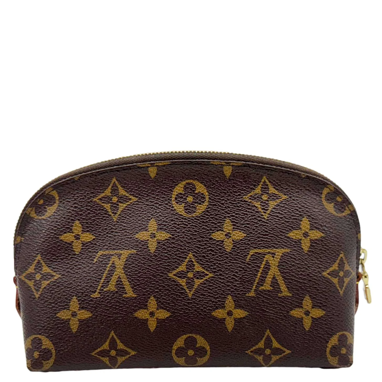 LOUIS VUITTON Monogram Canvas Cosmetic Pouch Brown - Image 3