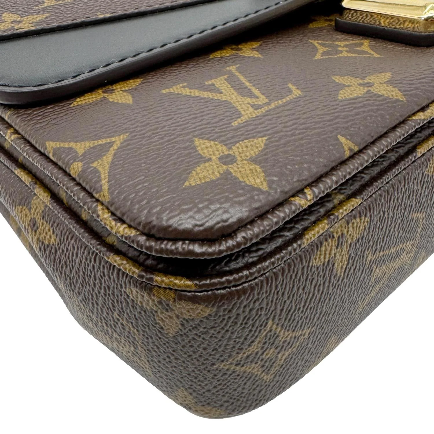 LOUIS VUITTON Marceau Monogram Canvas Chain Shoulder Bag Black - Image 10