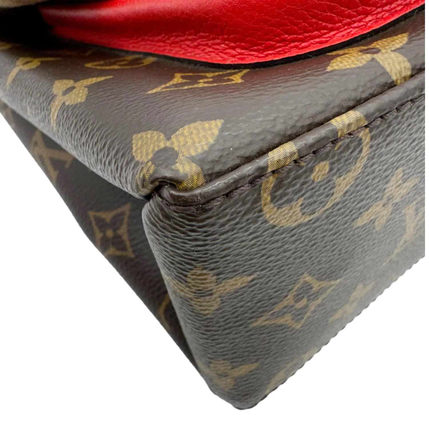 LOUIS VUITTON Marignan Monogram Canvas Shoulder Bag Coquelicot - Image 10